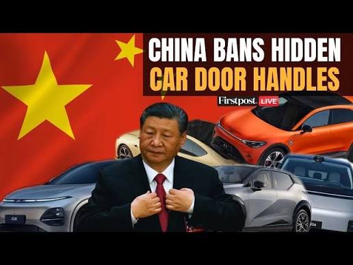 China Car Sales Crash 24%: Hidden Door Handles Set to Be Banned
