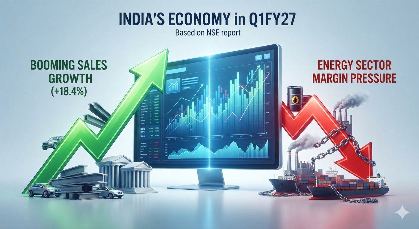 Q1FY27 Results: Energy Drags Profits, Smallcaps Surge